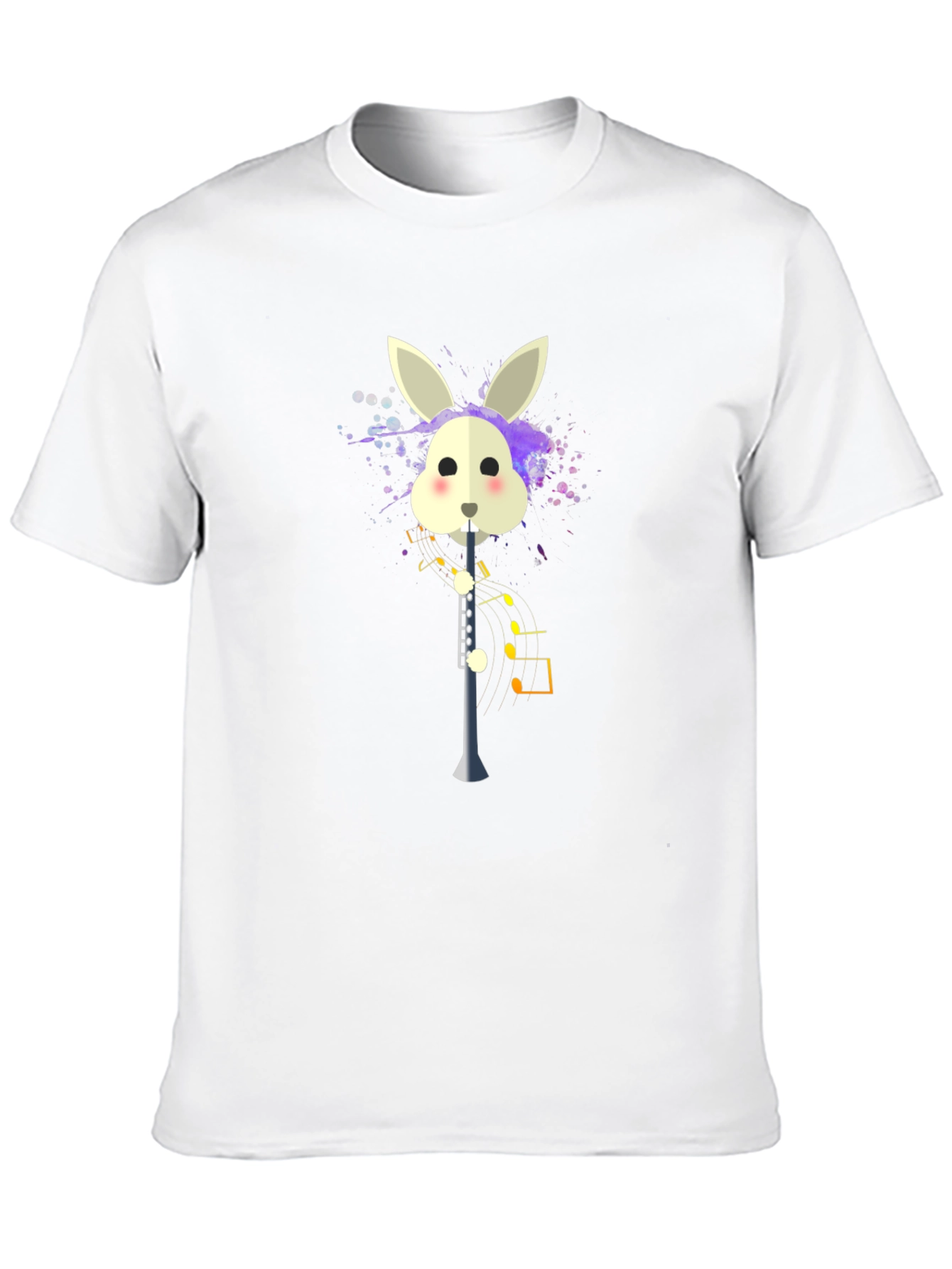 Musical Rabbit Unisex T-Shirt