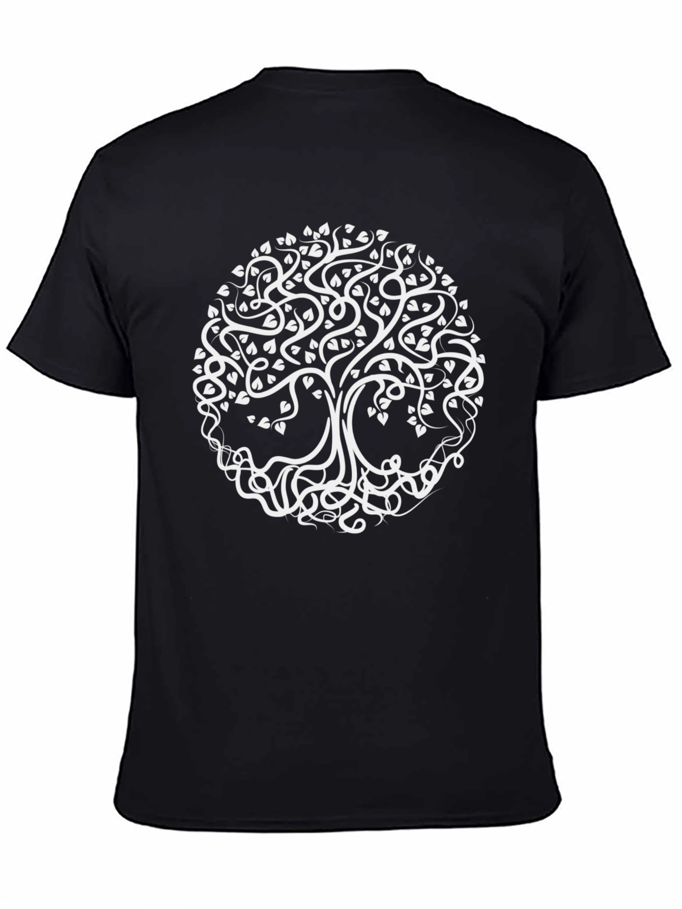 Tree of Life Graphic Tee - Stylish Mens Black T-Shirt