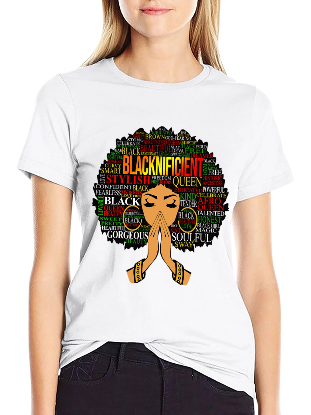 Blacknificent Queen Graphic Tee - Stylish & Empowering
