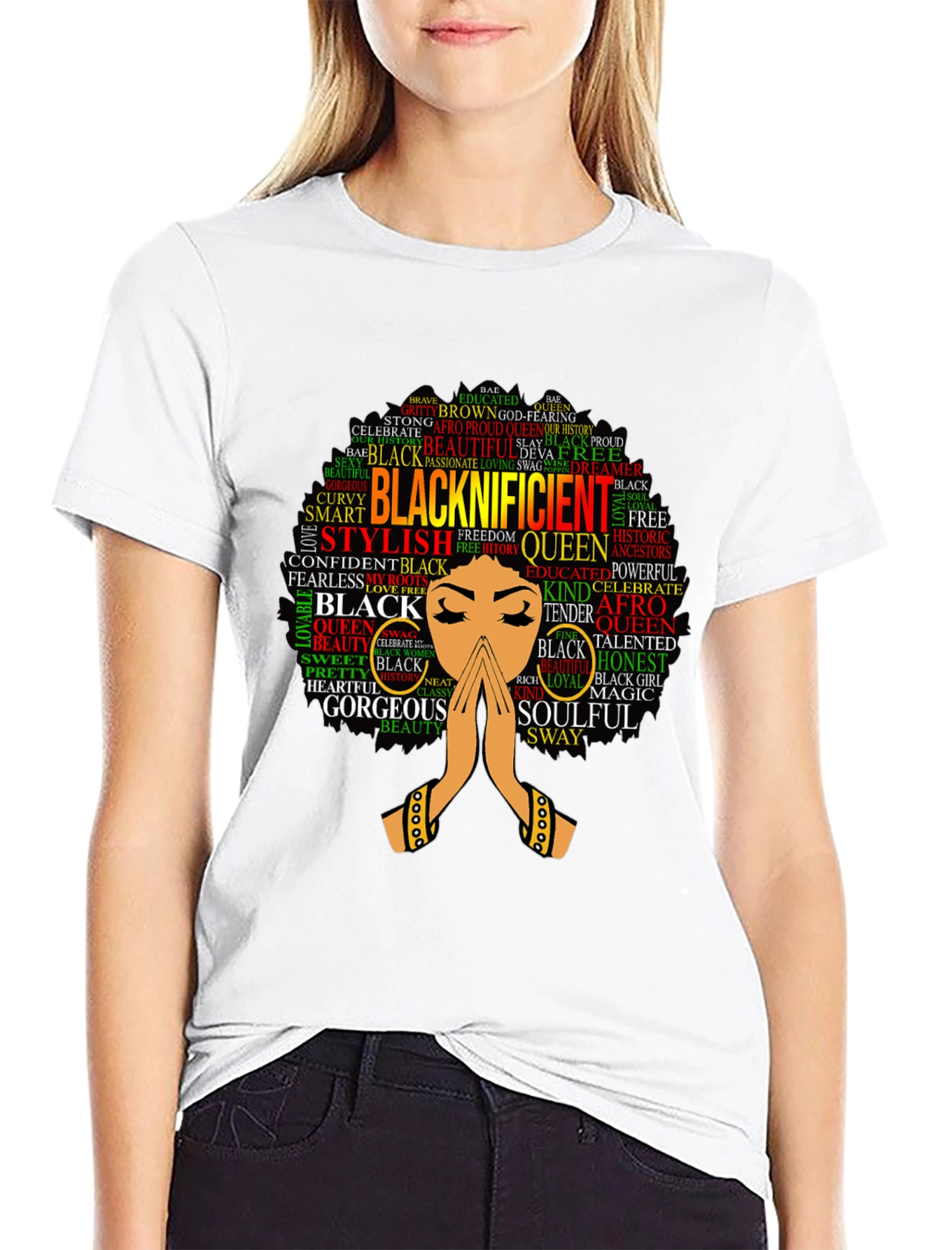 Blacknificent Queen Graphic Tee - Stylish & Empowering