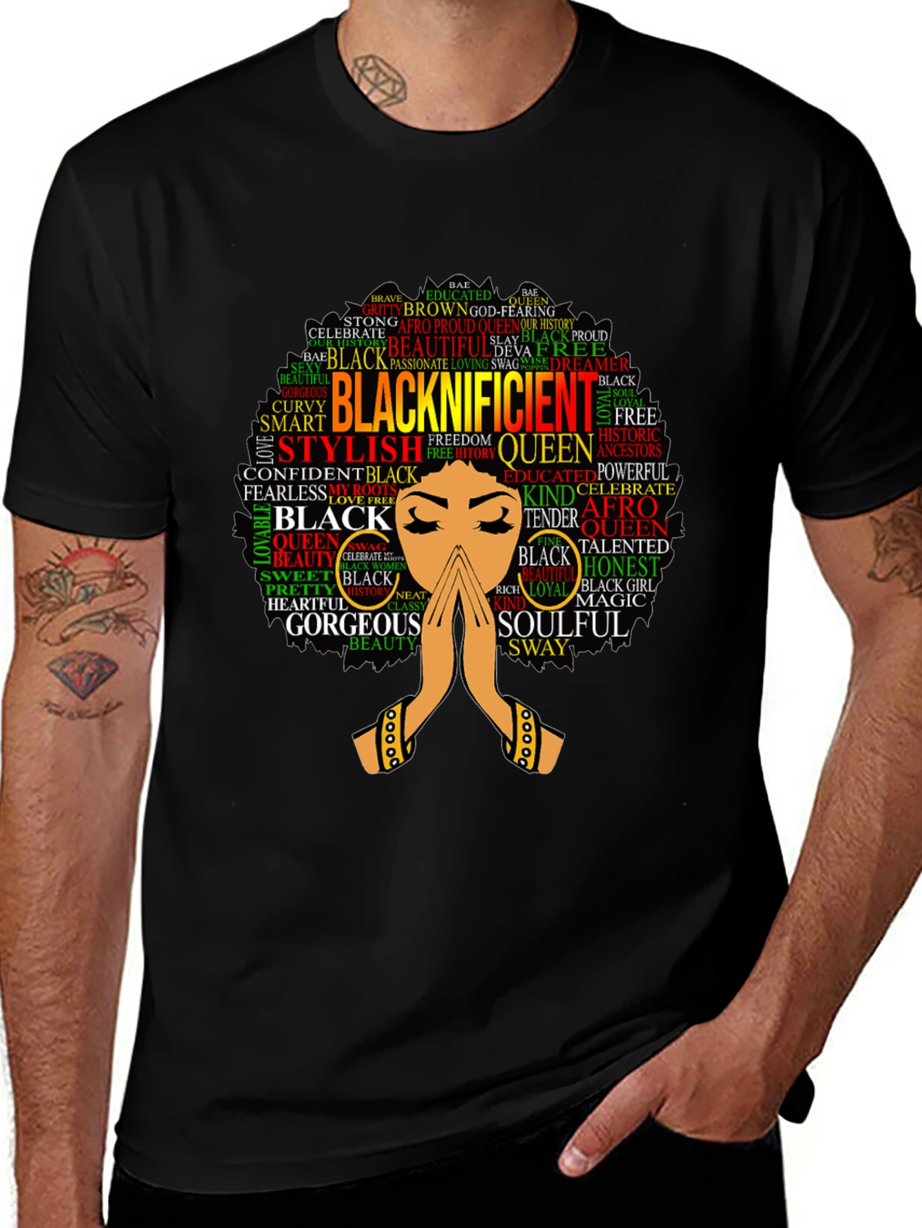 Blacknificent Queen Graphic Tee - Stylish & Empowering