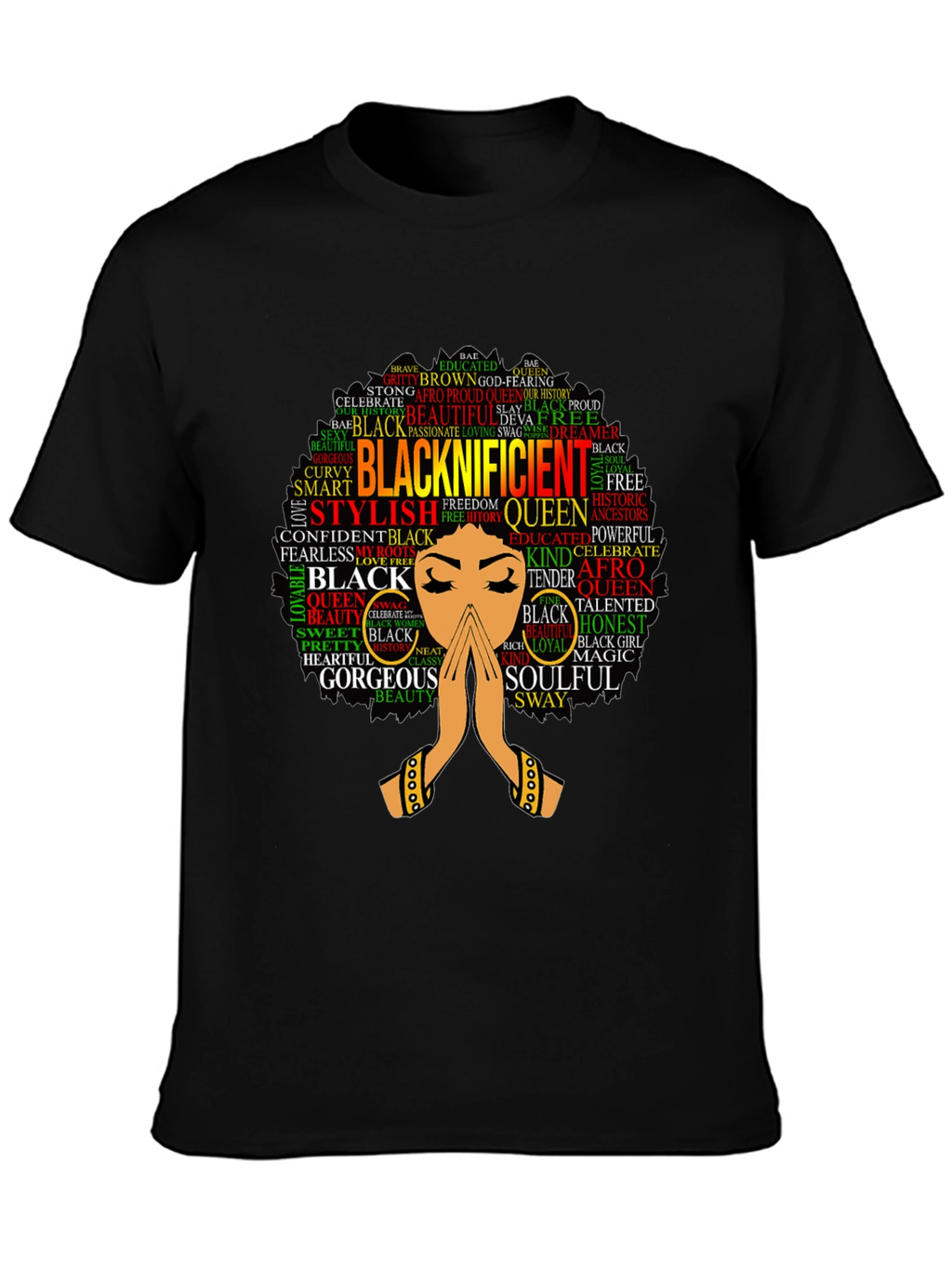Blacknificent Queen Graphic Tee - Stylish & Empowering