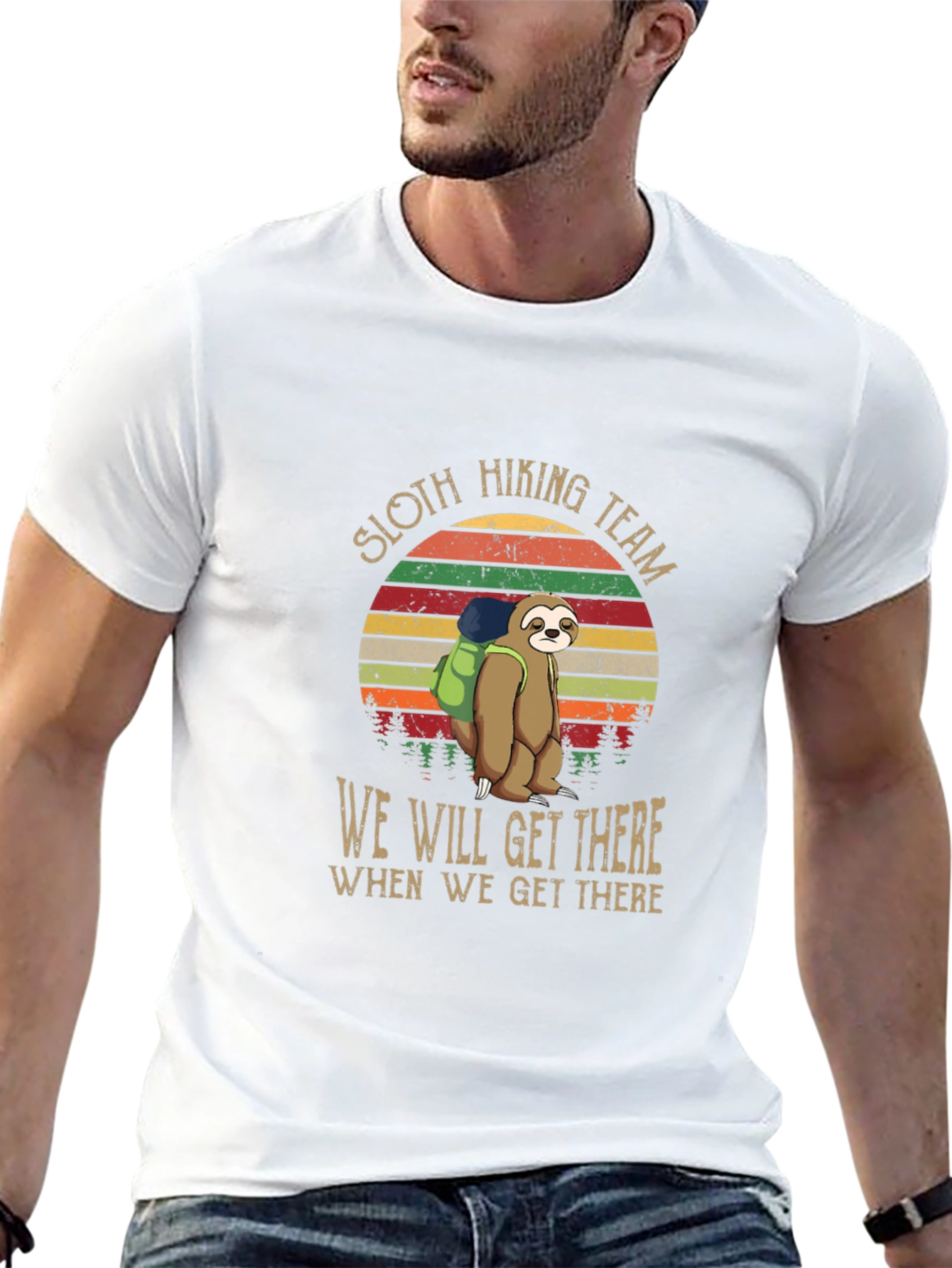 Sloth Hiking Team T-Shirt: We Will Get There