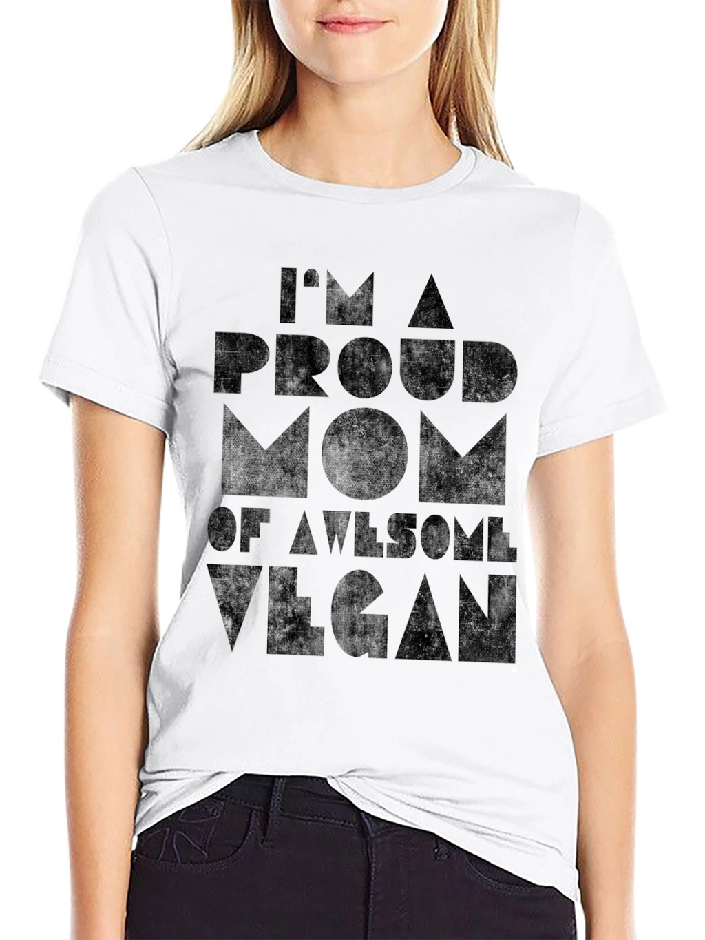Proud Mom of Vegan Graphic Tee - Unisex