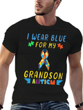 Autism Awareness Grandson T-Shirt