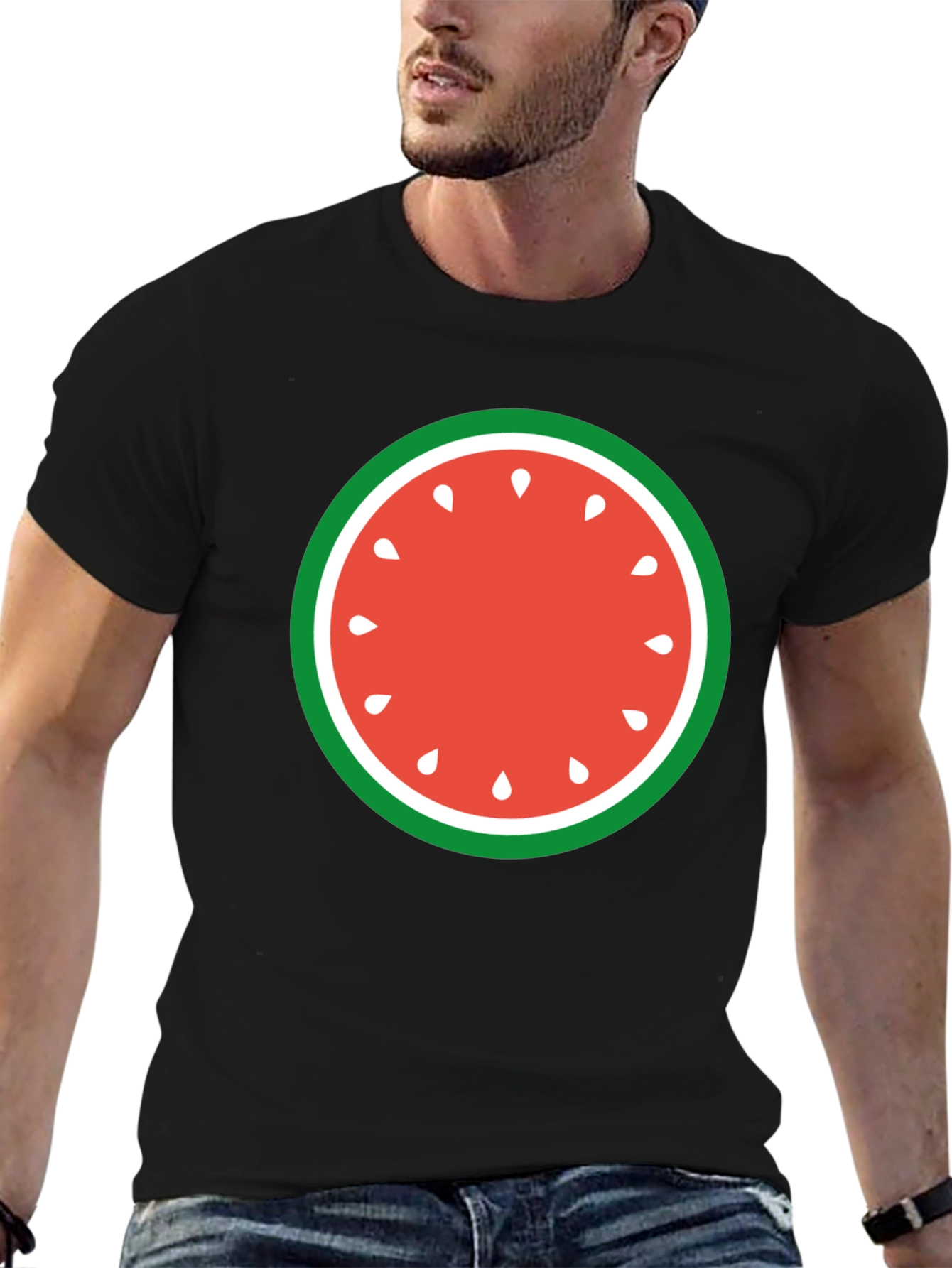 Watermelon Slice Graphic Tee - Fun Summer Style