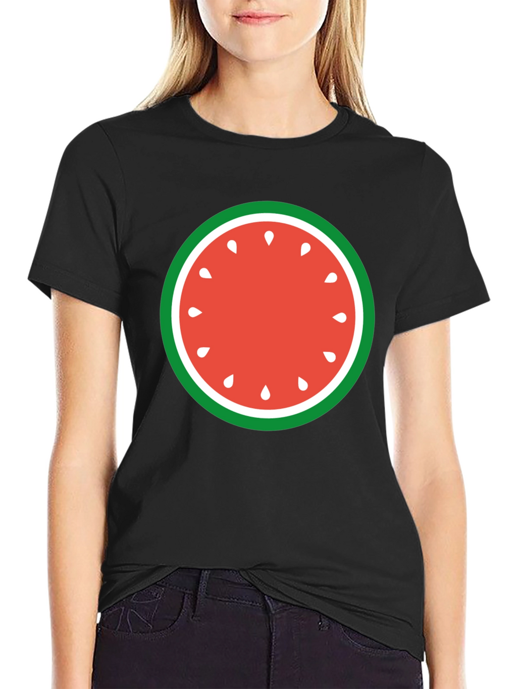 Watermelon Slice Graphic Tee - Fun Summer Style