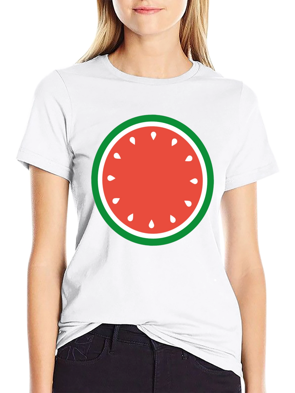 Watermelon Slice Graphic Tee - Fun Summer Style