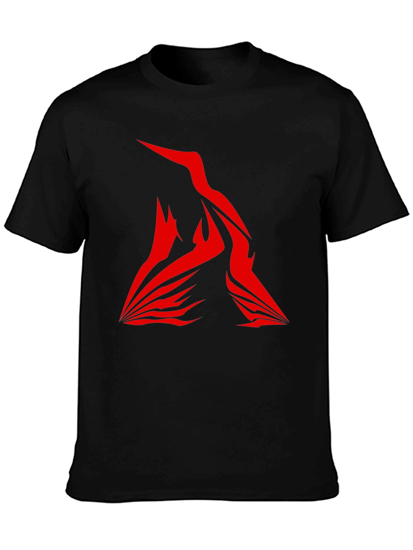 Modern Red Graphic Tee - Bold Statement Shirt