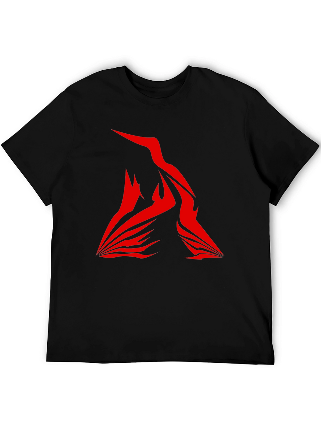 Modern Red Graphic Tee - Bold Statement Shirt