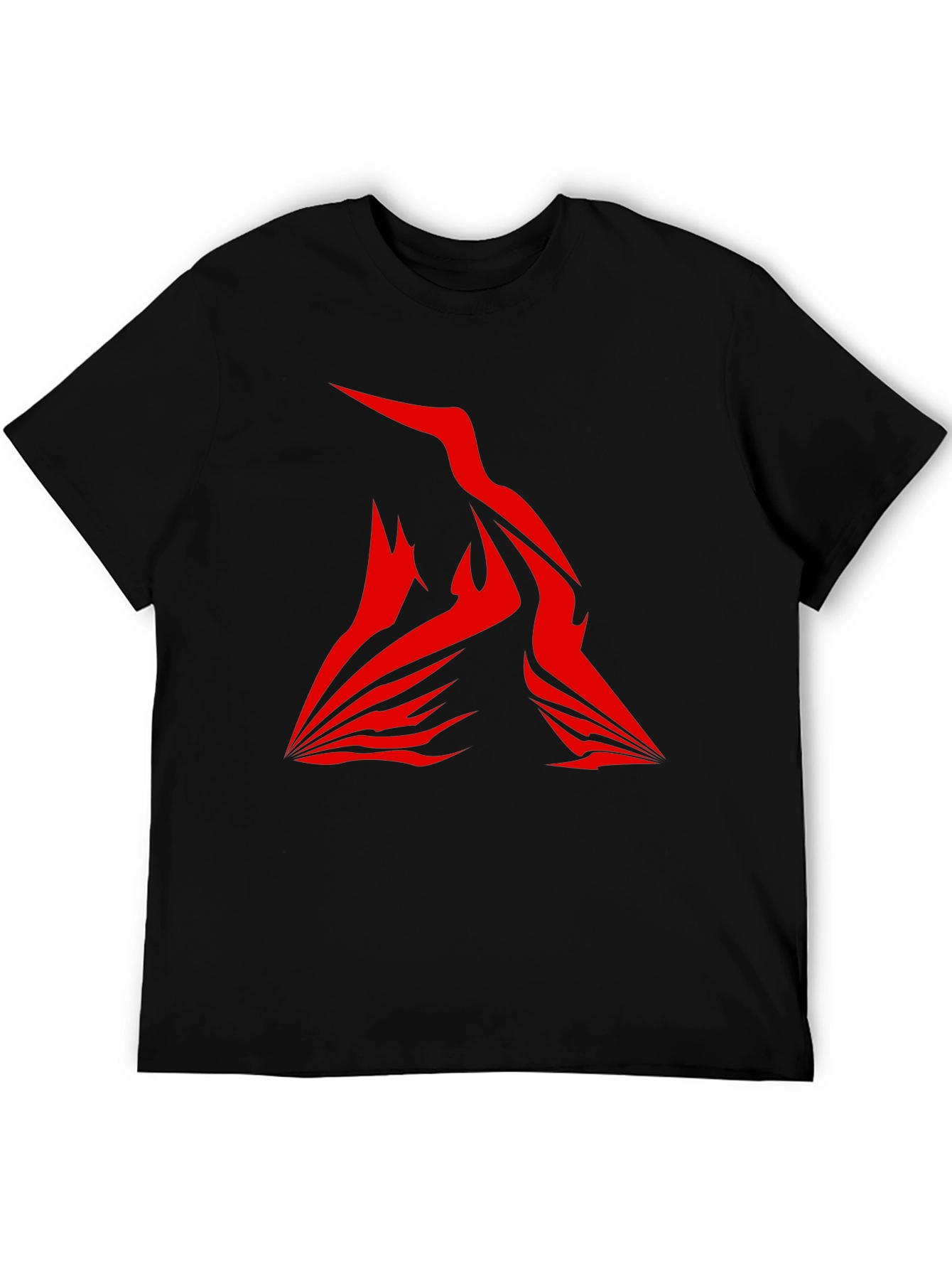 Modern Red Graphic Tee - Bold Statement Shirt