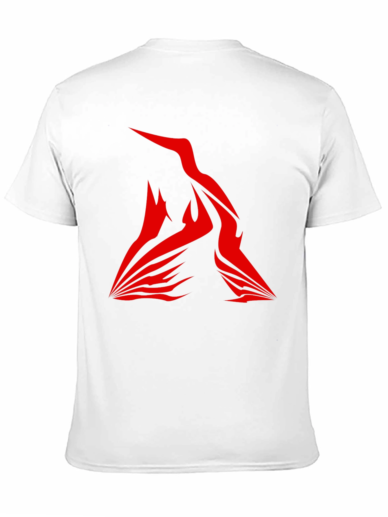 Modern Red Graphic Tee - Bold Statement Shirt