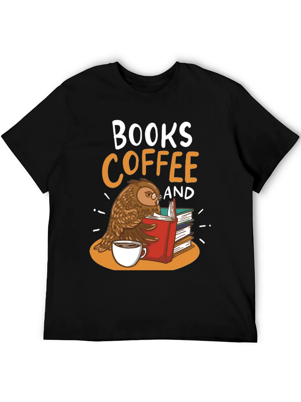 Books Coffee & Owl T-Shirt