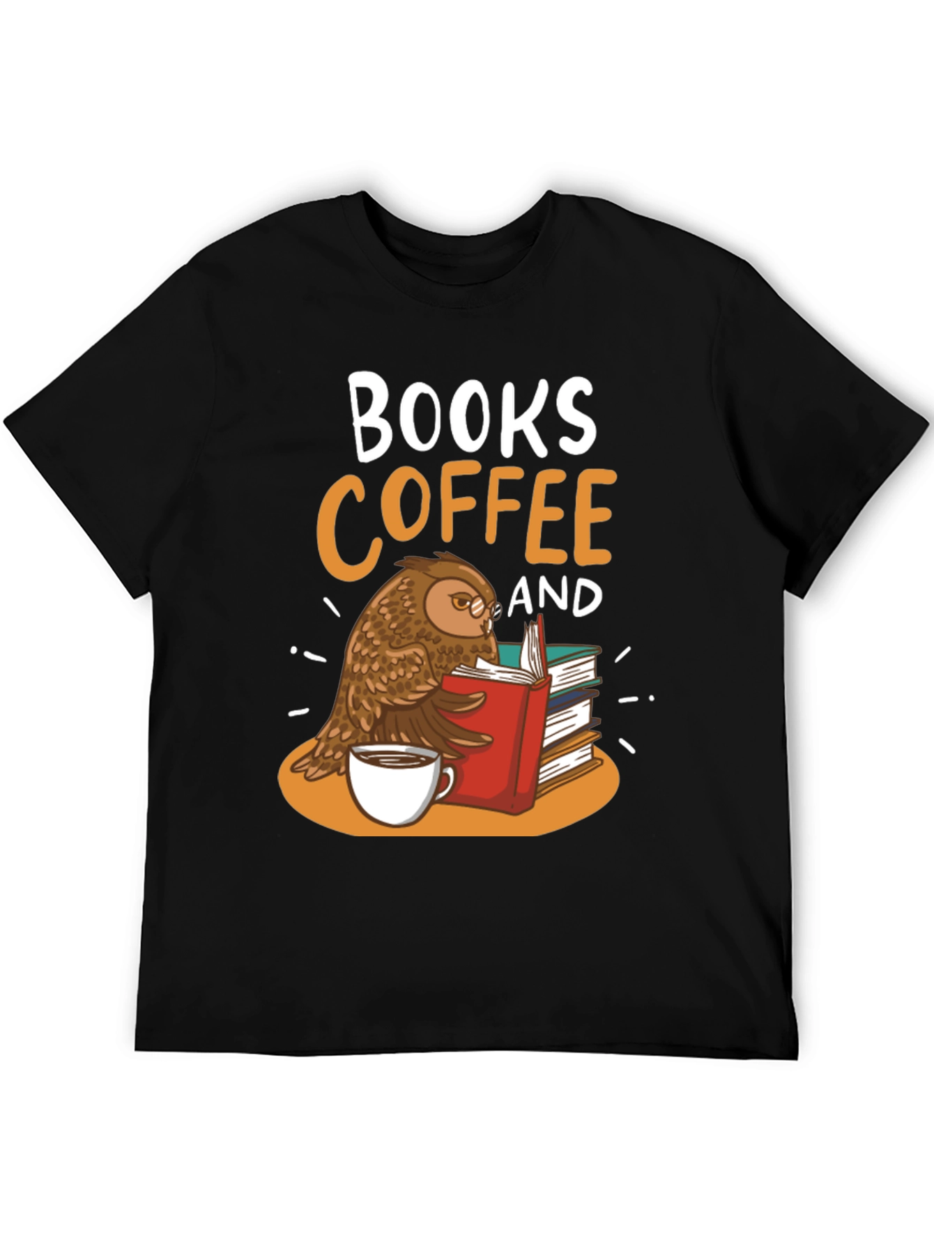 Books Coffee & Owl T-Shirt