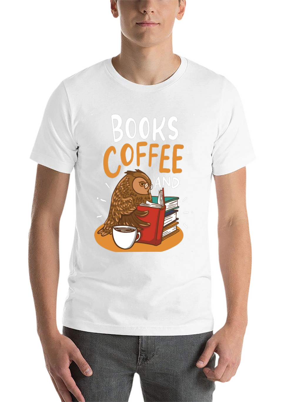Books Coffee & Owl T-Shirt
