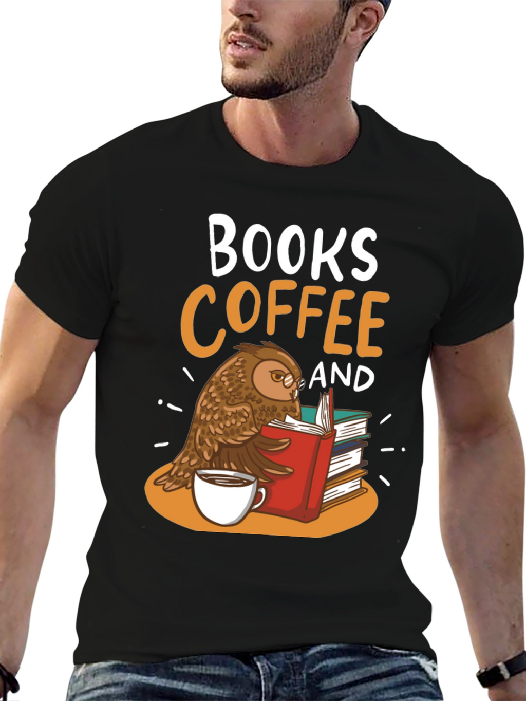 Books Coffee & Owl T-Shirt