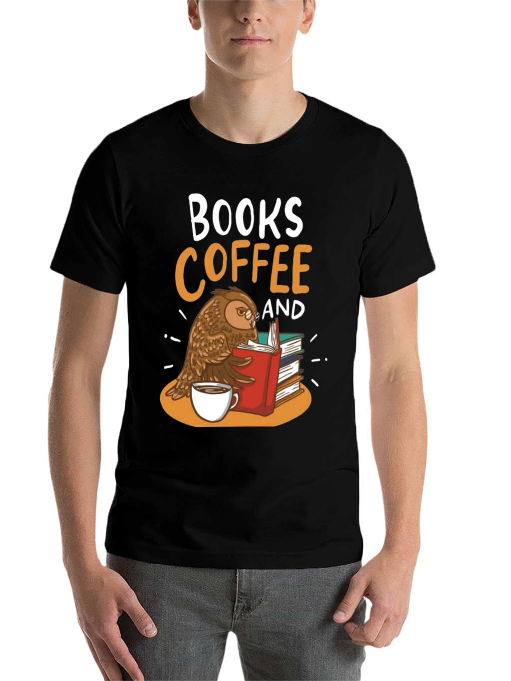 Books Coffee & Owl T-Shirt