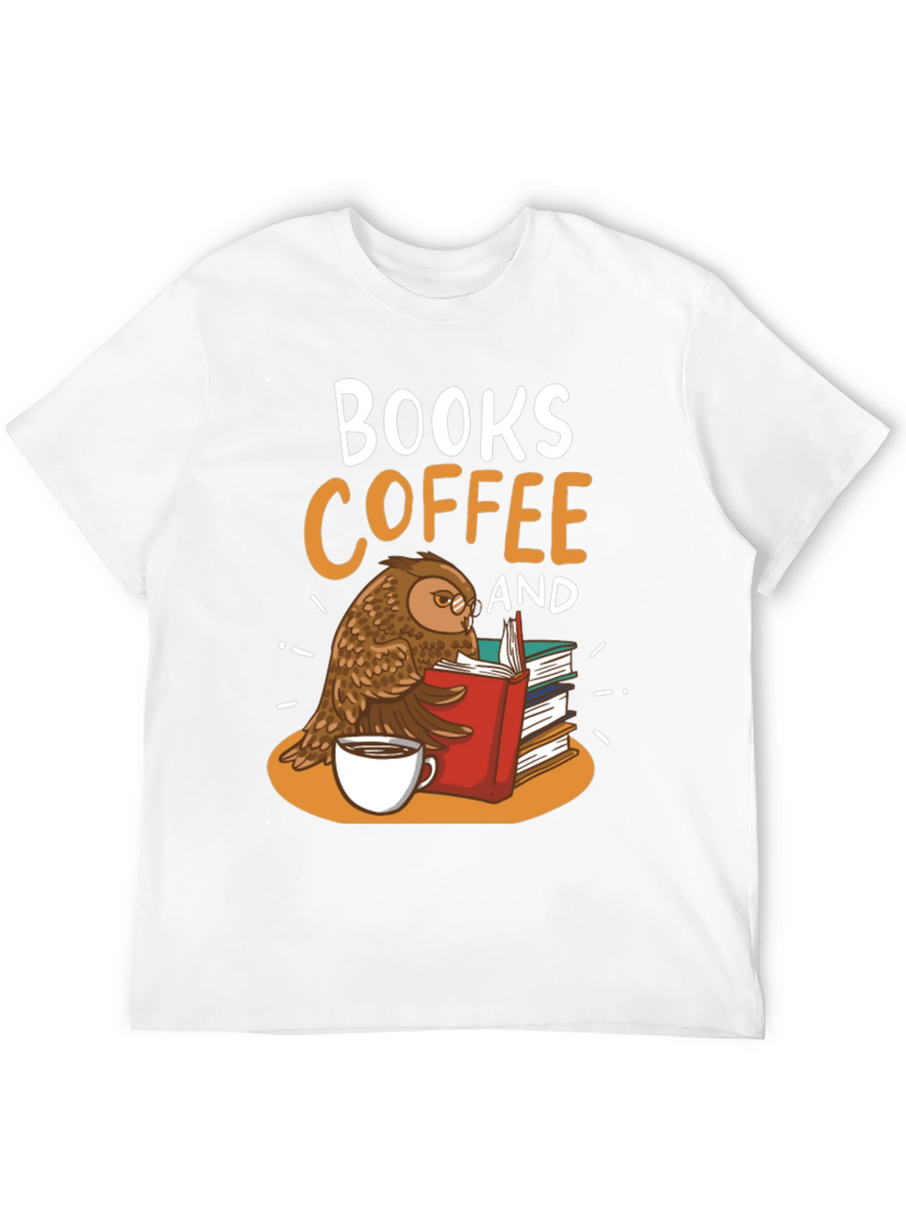 Books Coffee & Owl T-Shirt