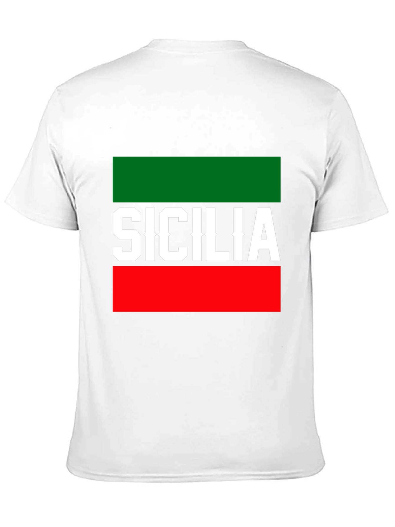 Sicilia Italy Flag T-Shirt