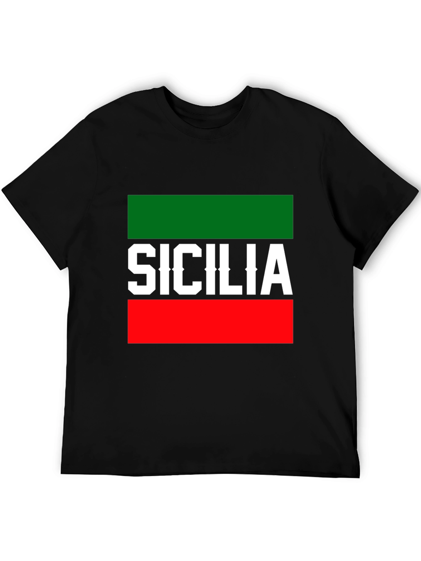 Sicilia Italy Flag T-Shirt