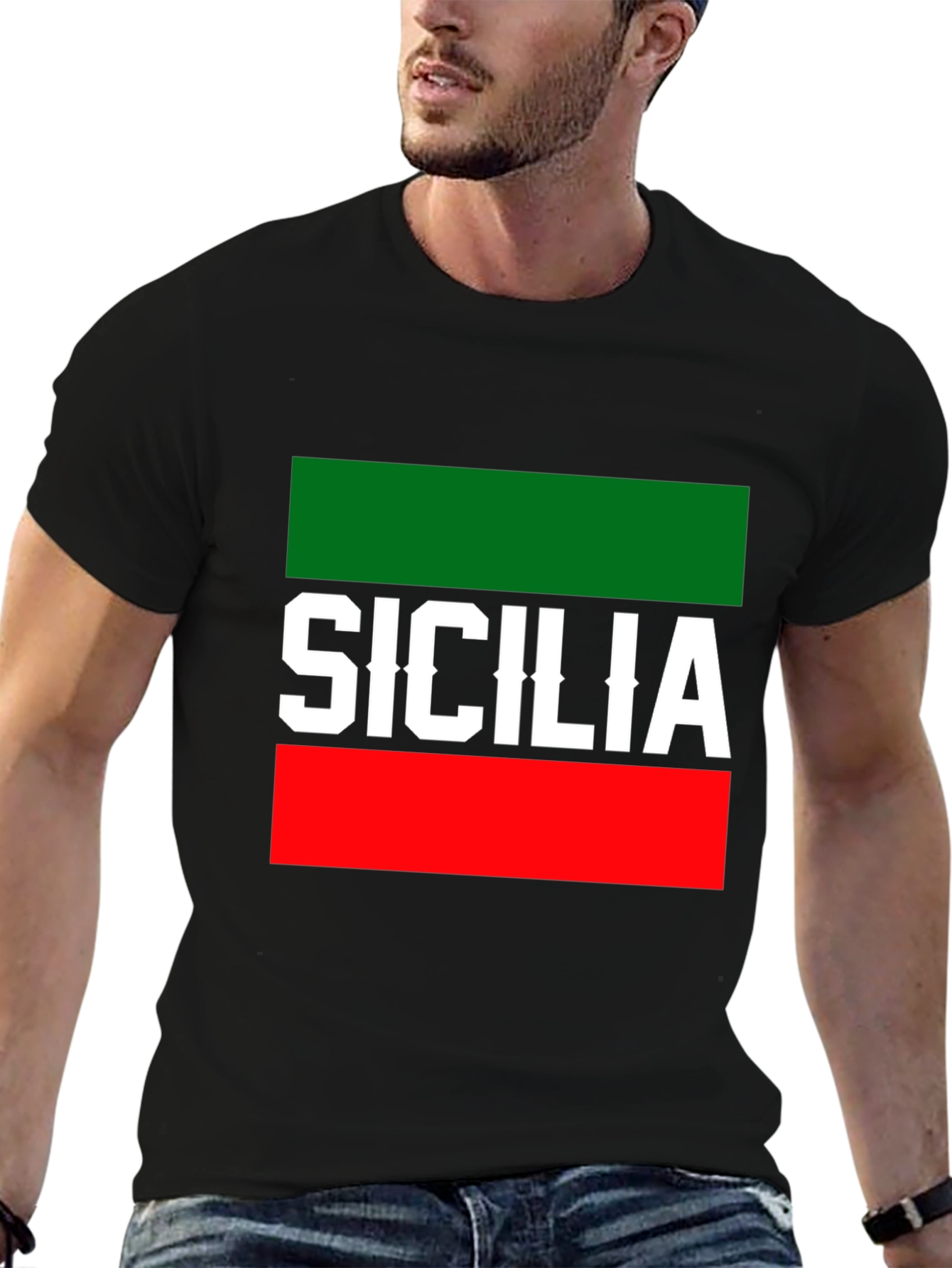 Sicilia Italy Flag T-Shirt