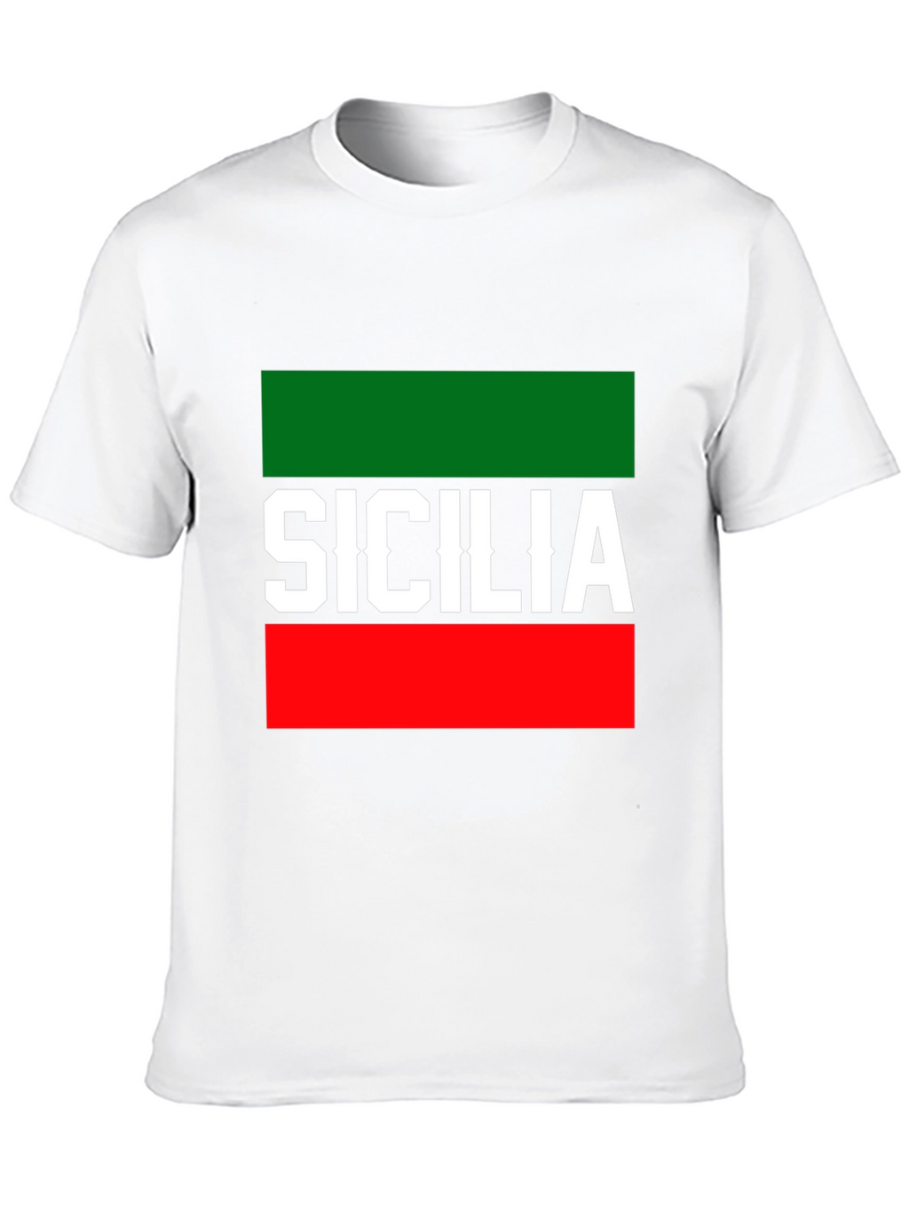 Sicilia Italy Flag T-Shirt