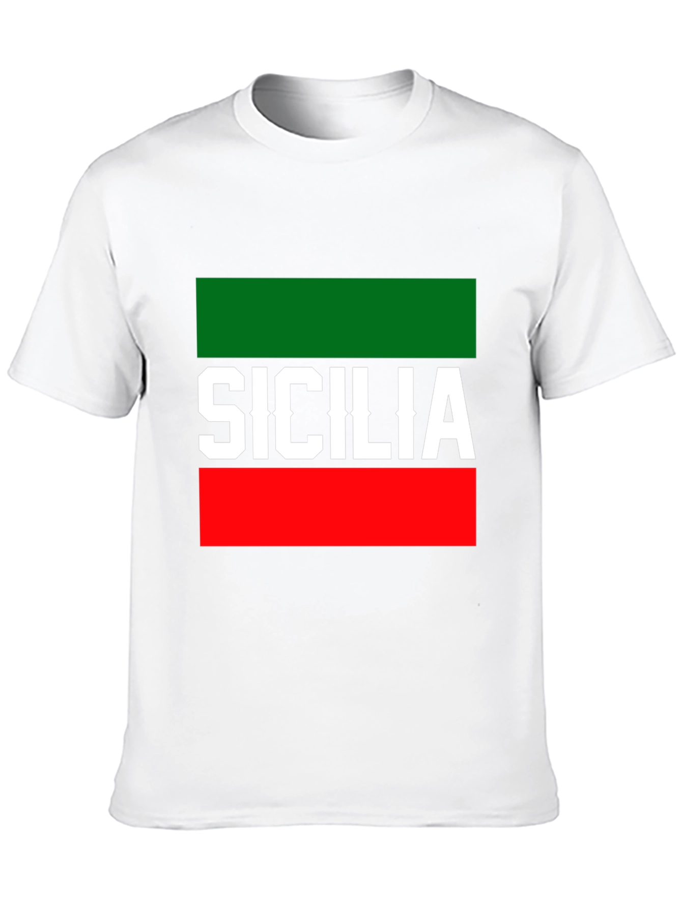 Sicilia Italy Flag T-Shirt