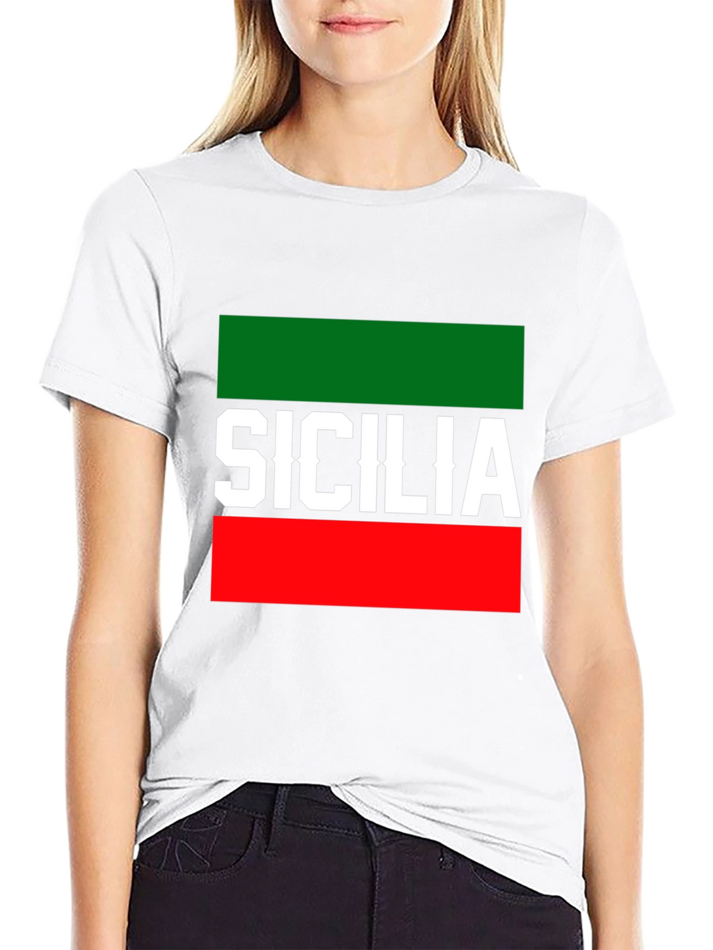 Sicilia Italy Flag T-Shirt