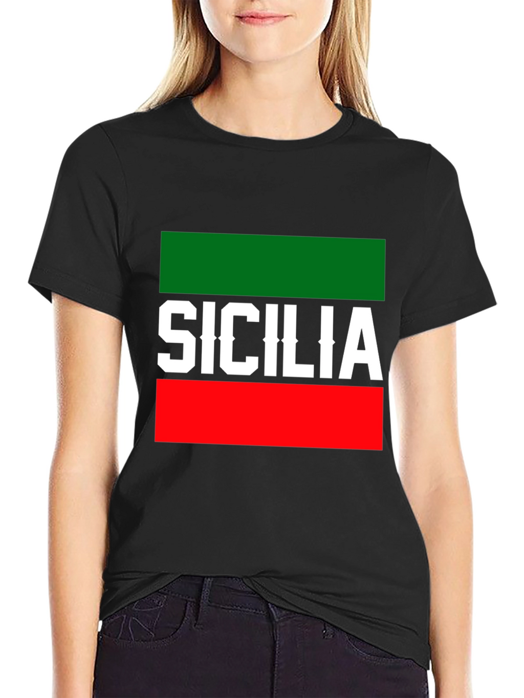 Sicilia Italy Flag T-Shirt