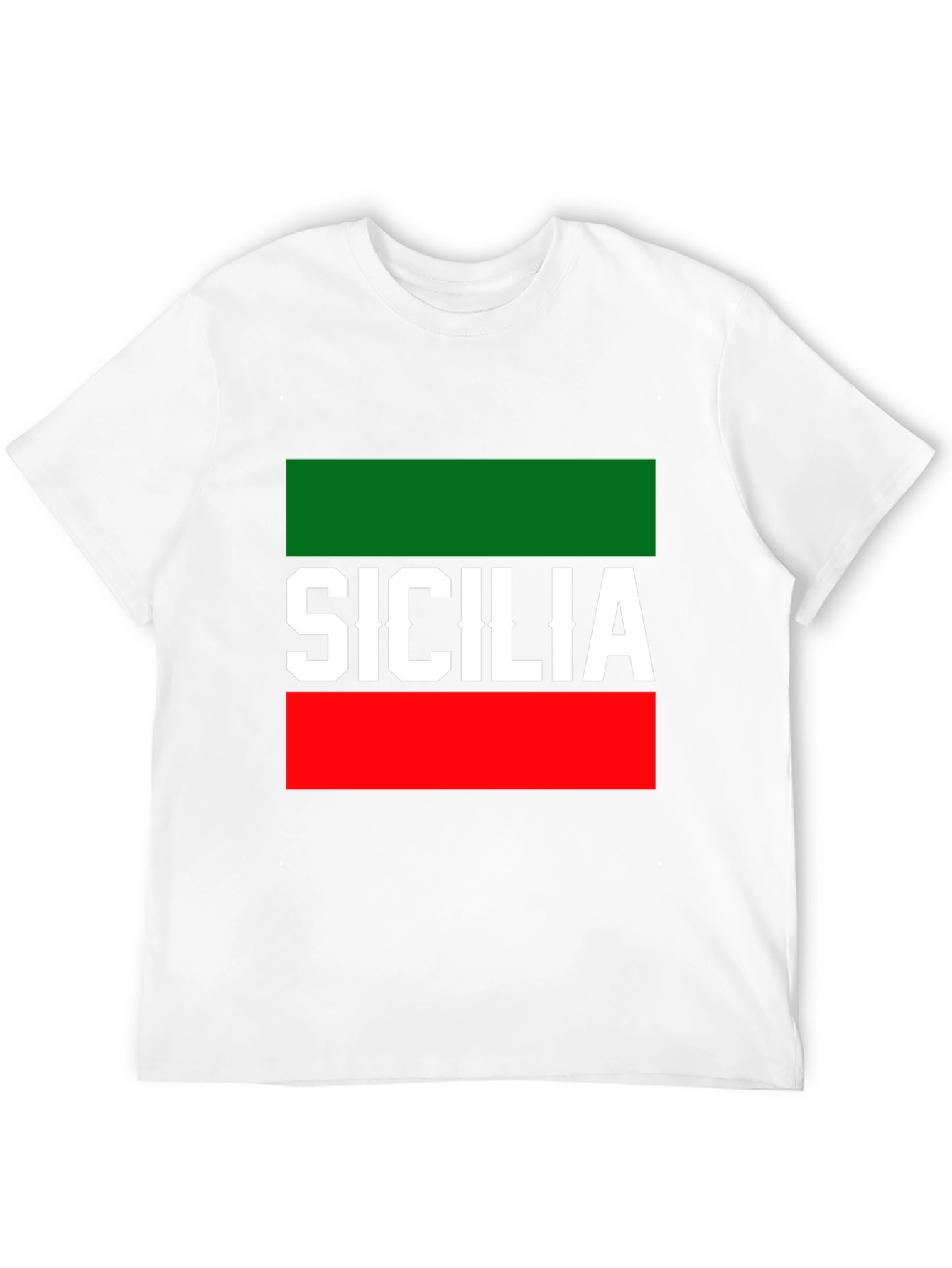 Sicilia Italy Flag T-Shirt
