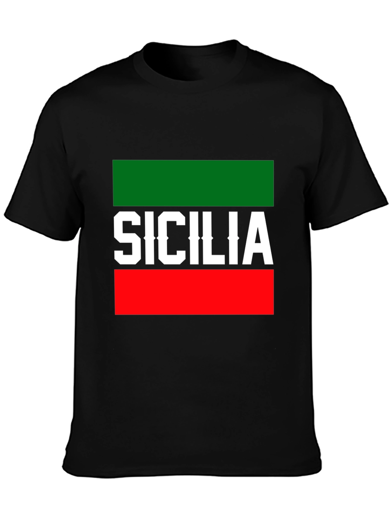 Sicilia Italy Flag T-Shirt