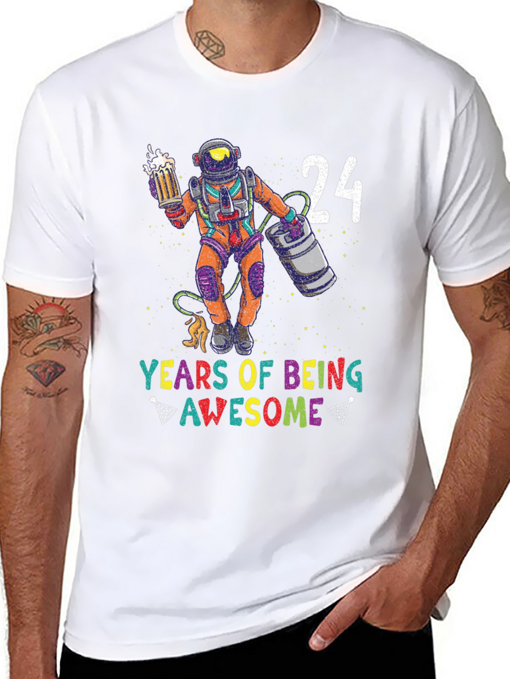 24 Years of Being Awesome Graphic Tee