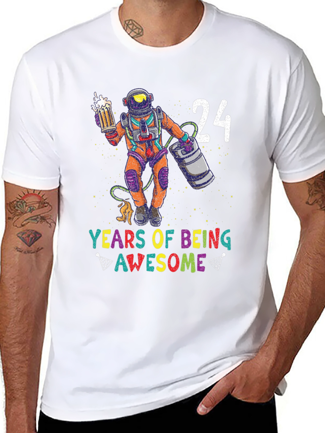 24 Years of Being Awesome Graphic Tee