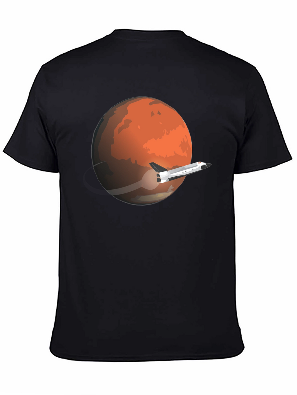 Mars Mission Black T-Shirt