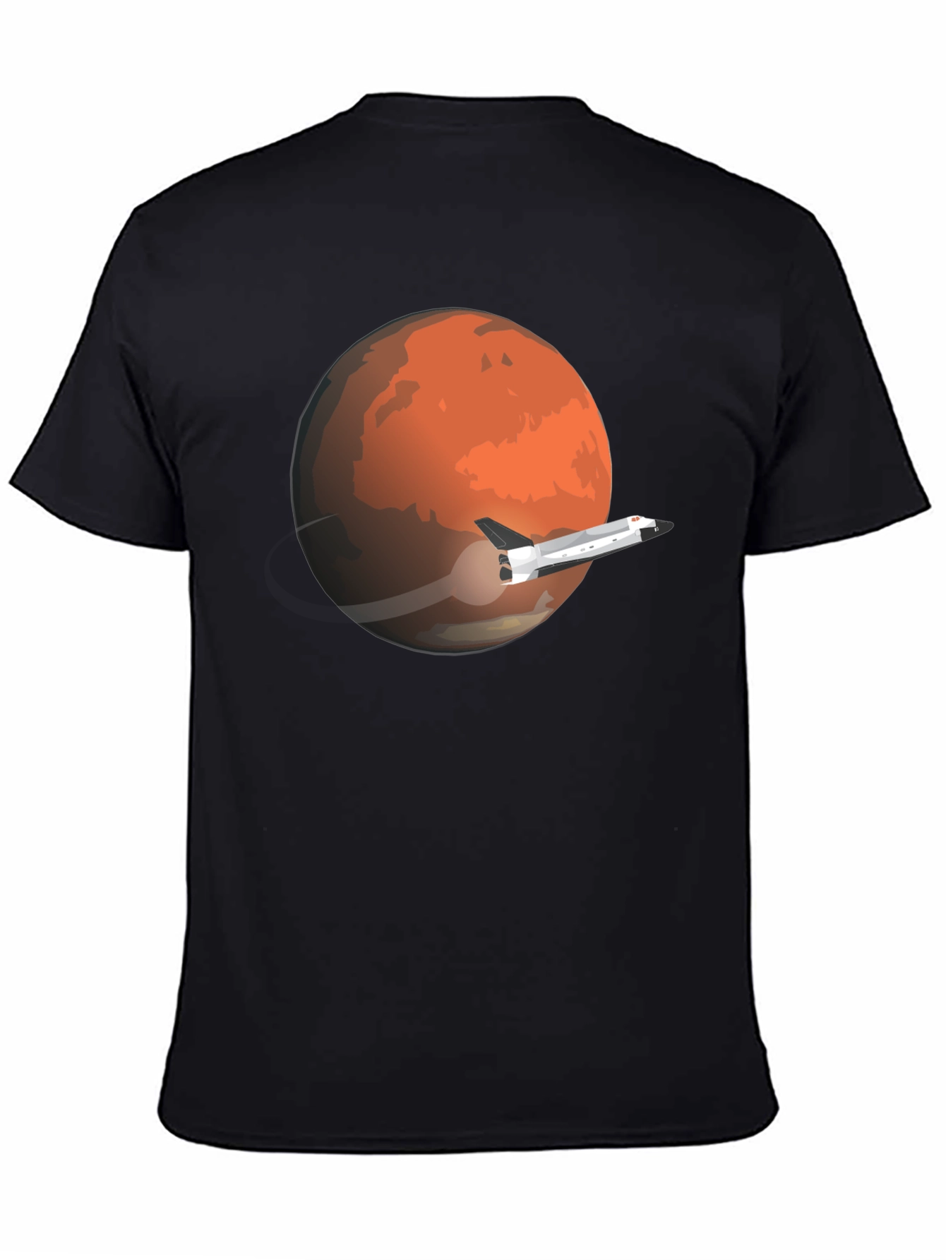 Mars Mission Black T-Shirt