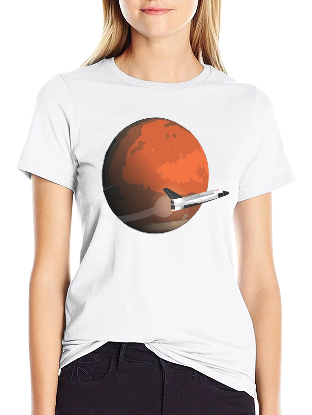 Mars Mission Black T-Shirt