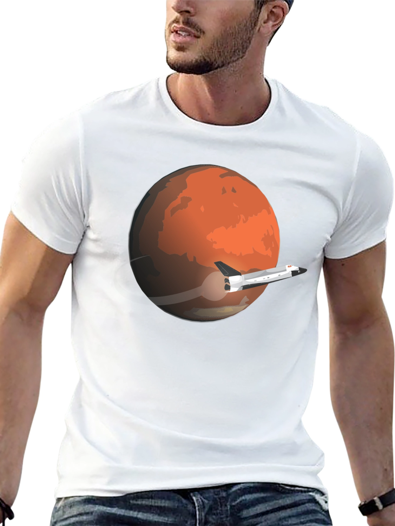 Mars Mission Black T-Shirt