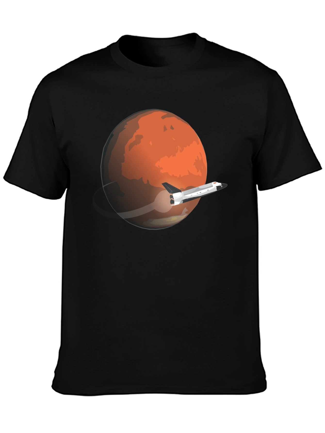 Mars Mission Black T-Shirt