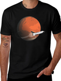 Mars Mission Black T-Shirt