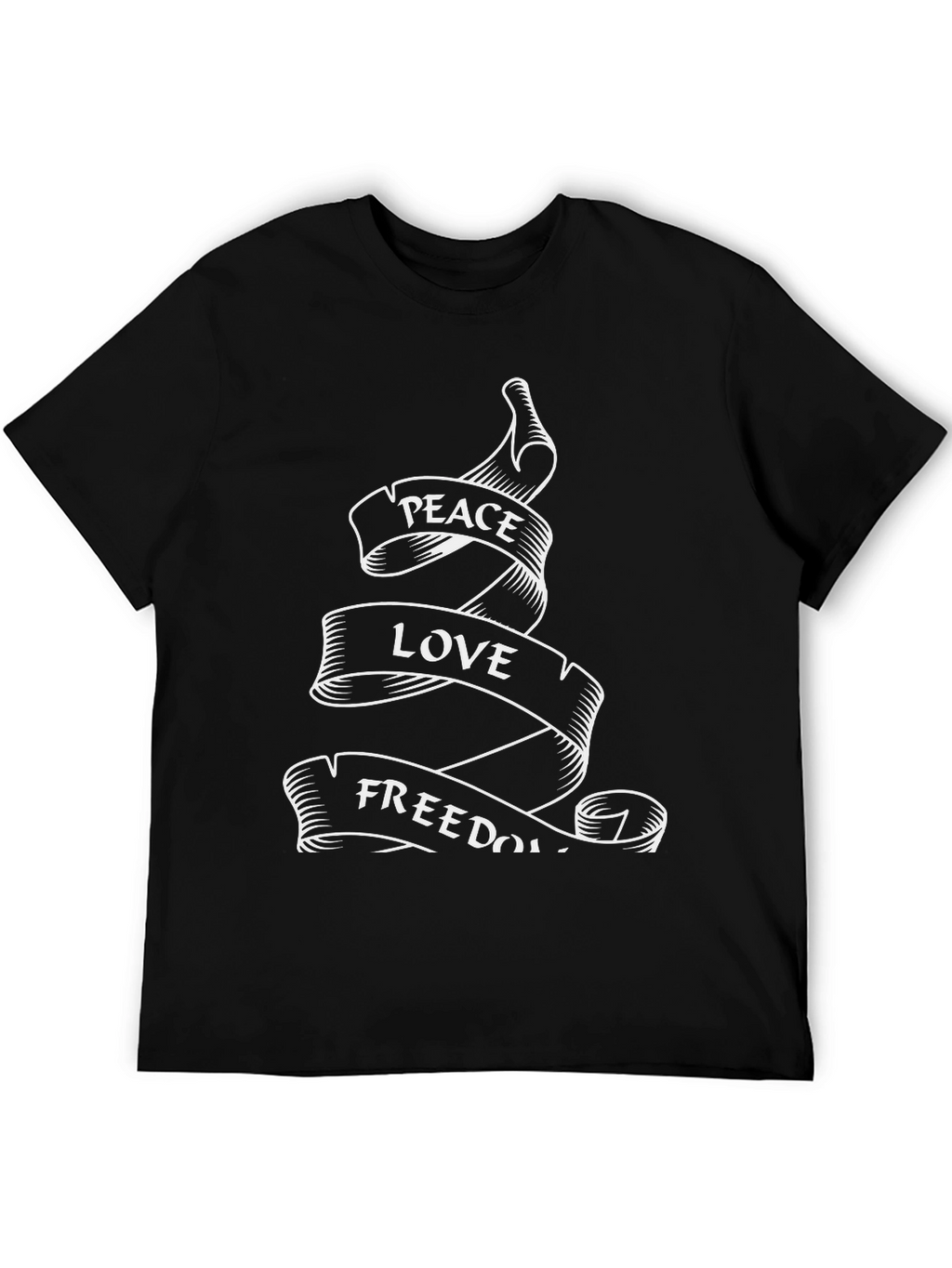Peace Love Freedom Graphic T-Shirt