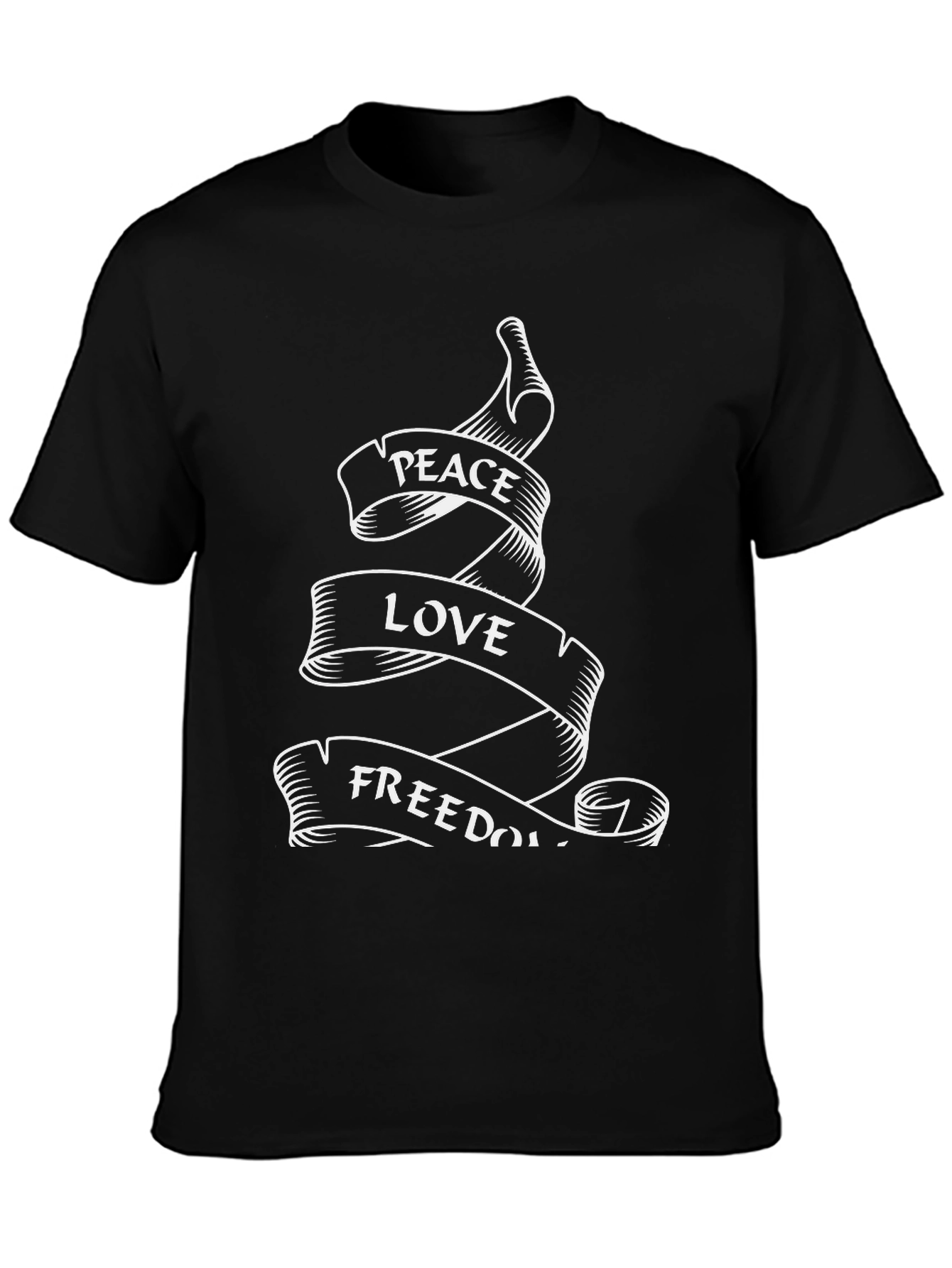 Peace Love Freedom Graphic T-Shirt