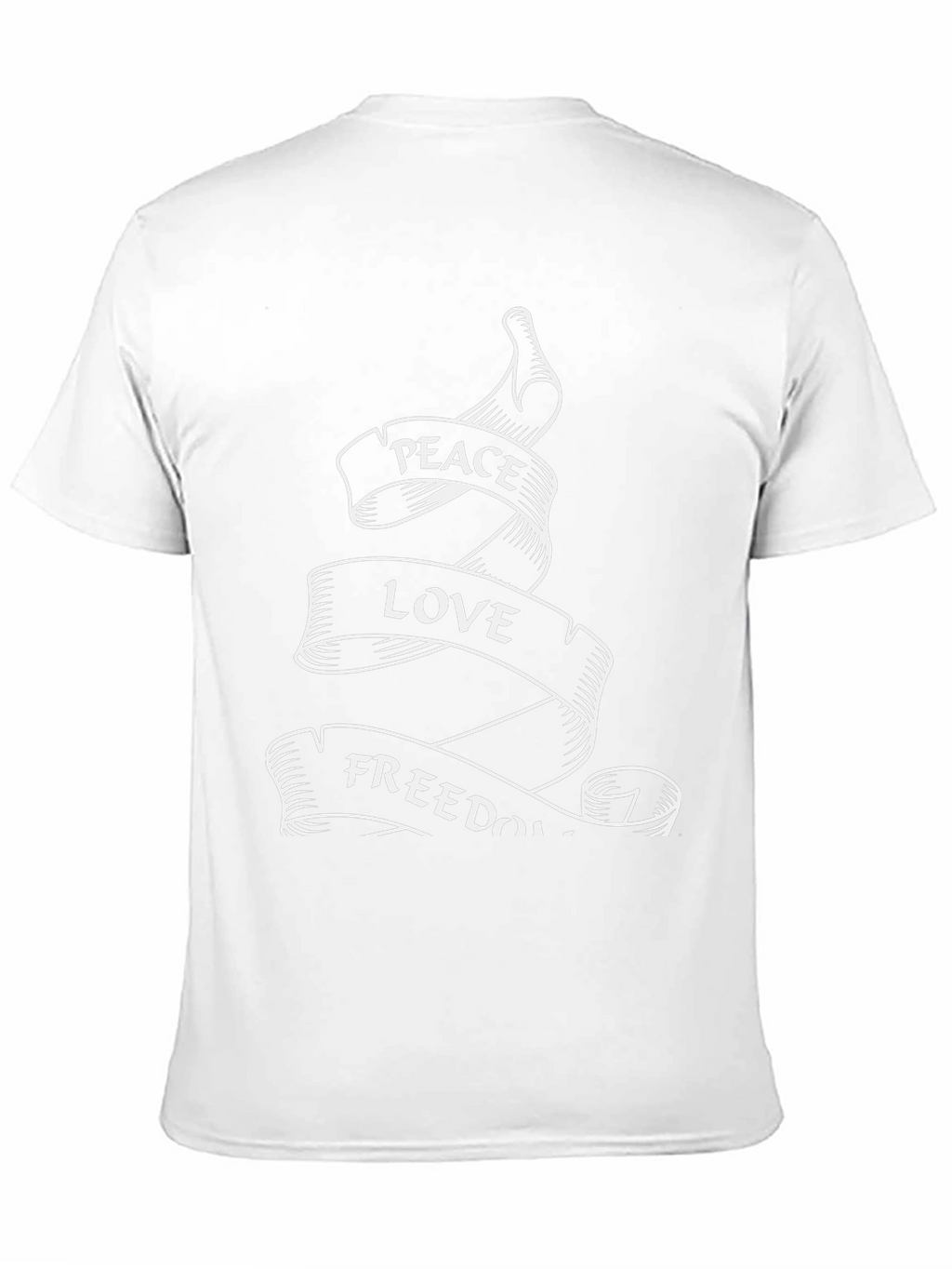 Peace Love Freedom Graphic T-Shirt