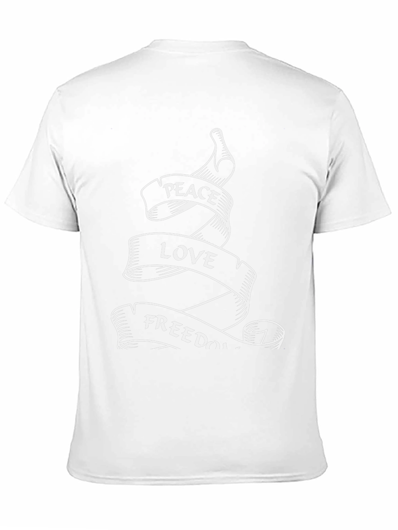 Peace Love Freedom Graphic T-Shirt