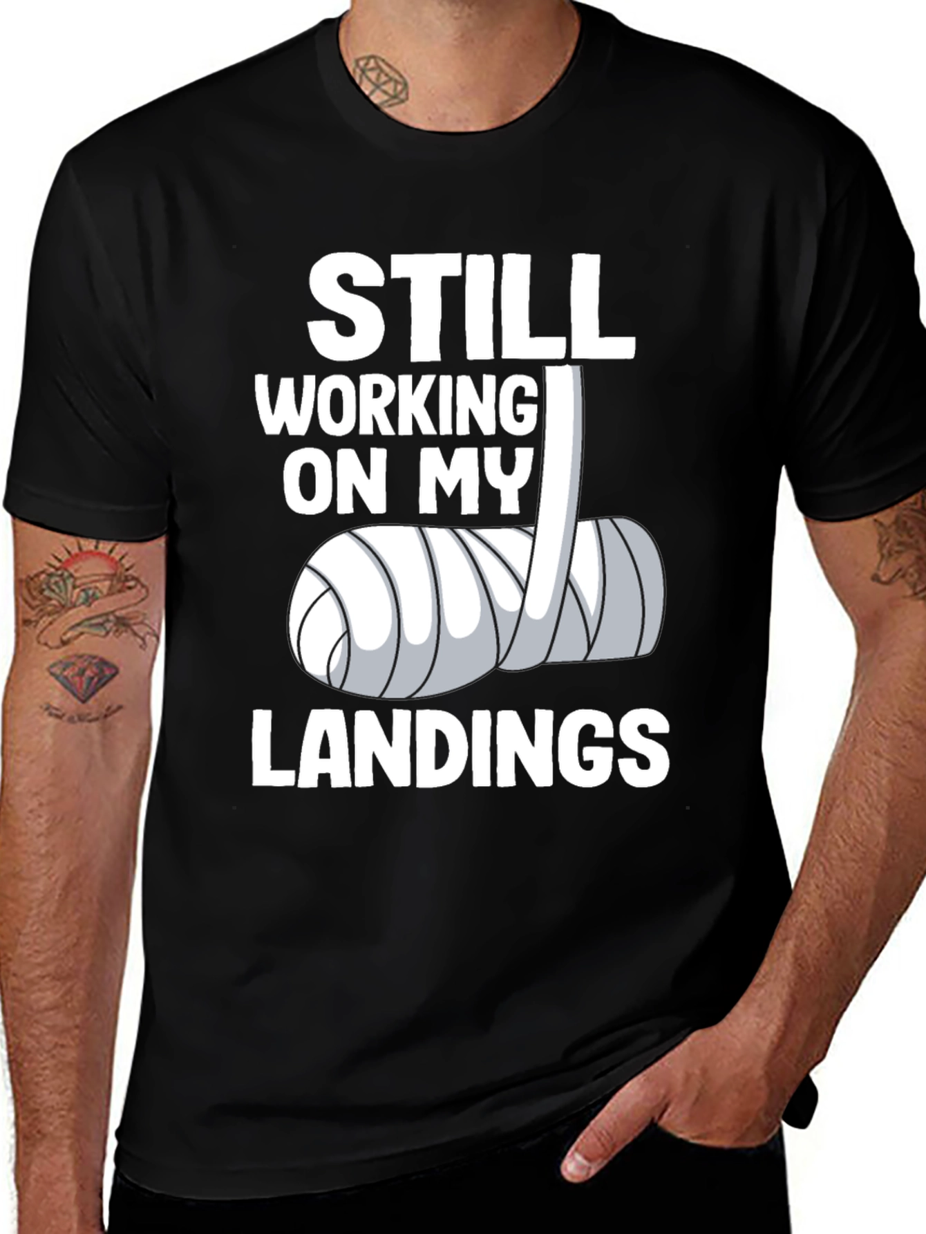 Still Working on My Landings Funny T-Shirt