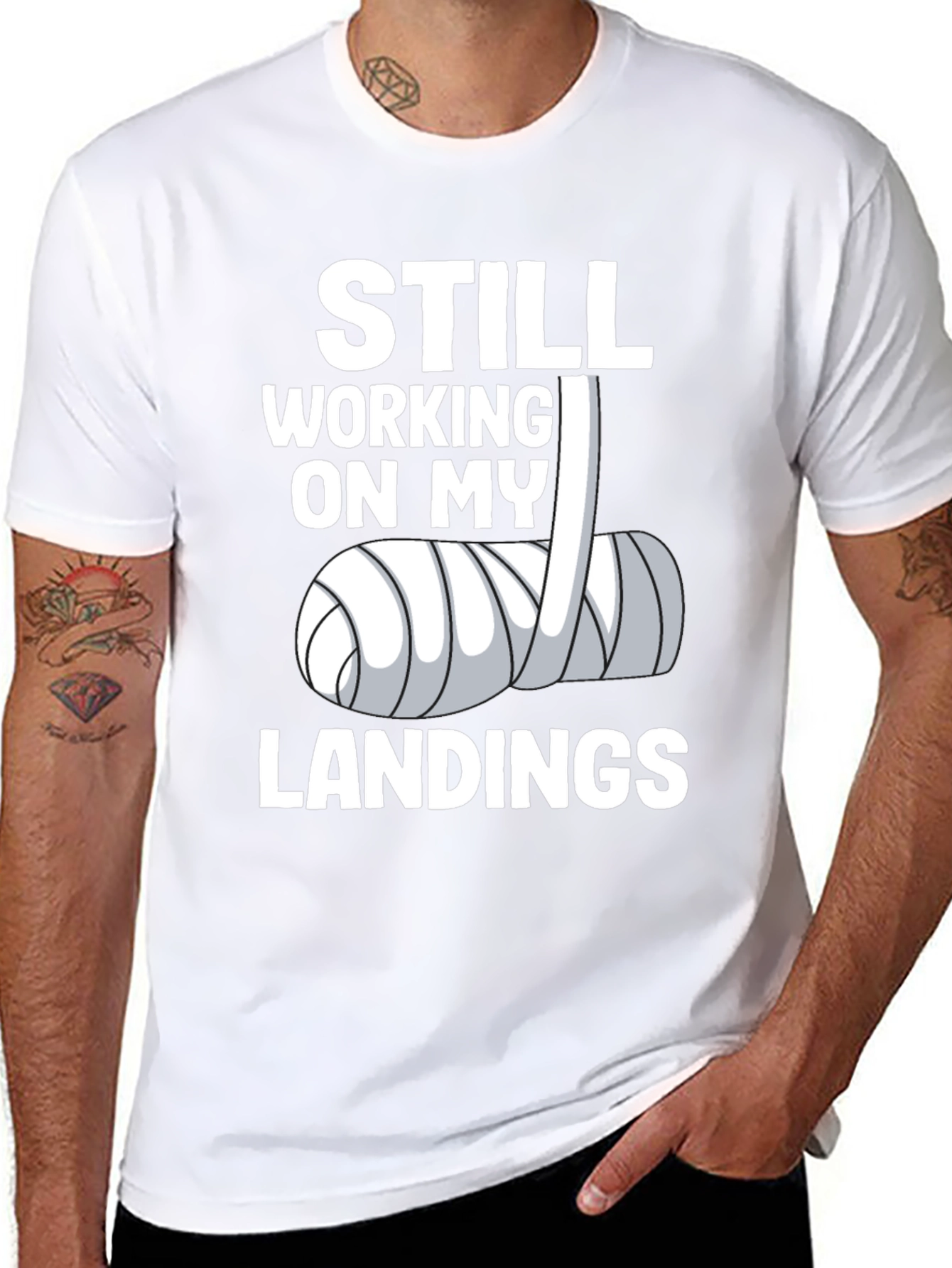 Still Working on My Landings Funny T-Shirt