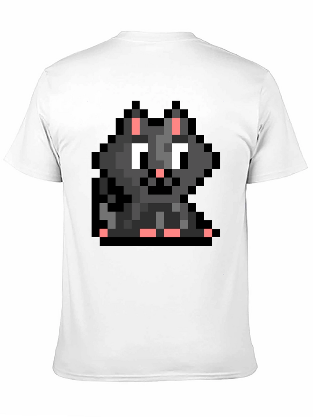 Pixel Cat T-Shirt - Retro Gaming Style