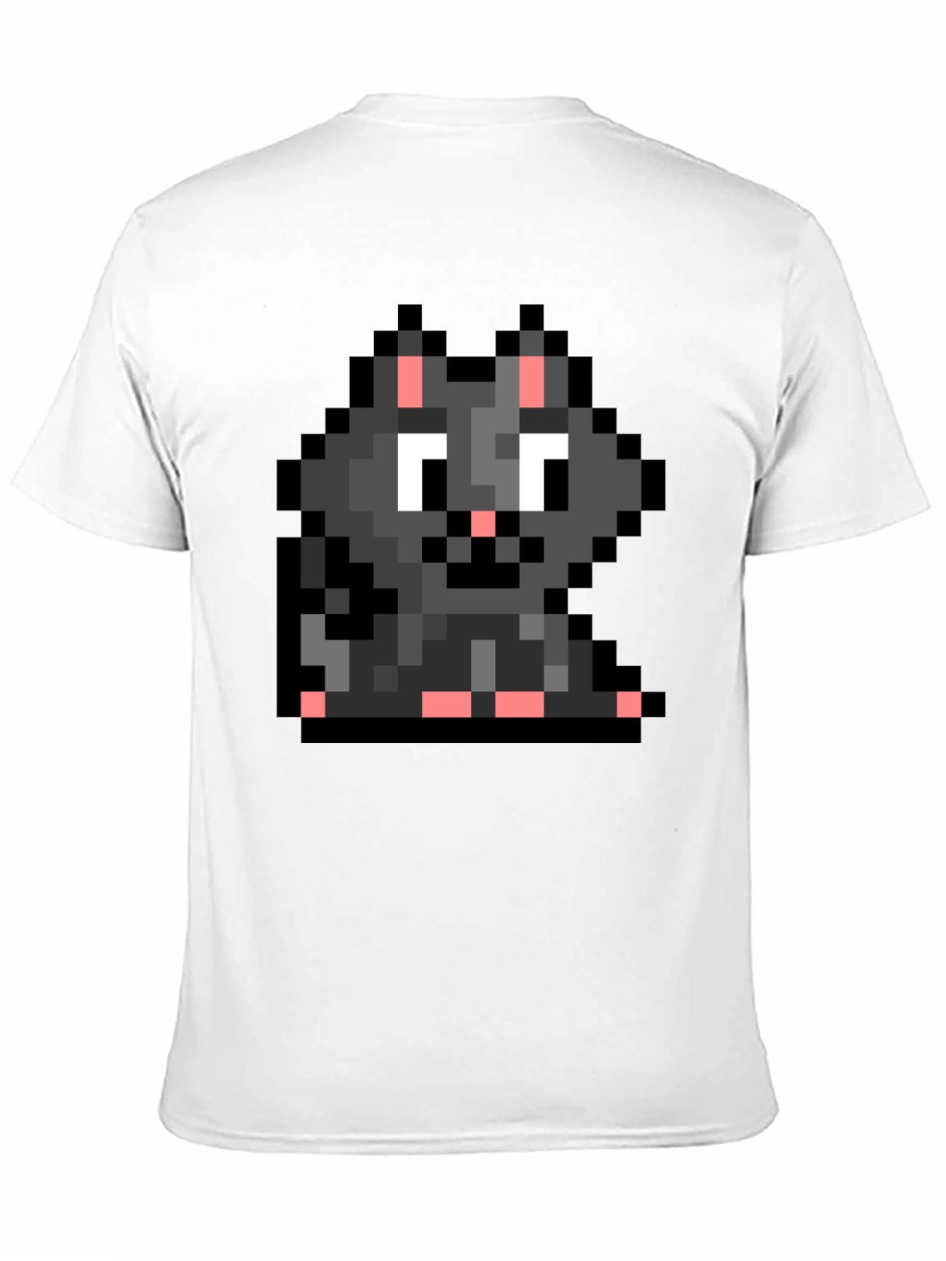 Pixel Cat T-Shirt - Retro Gaming Style