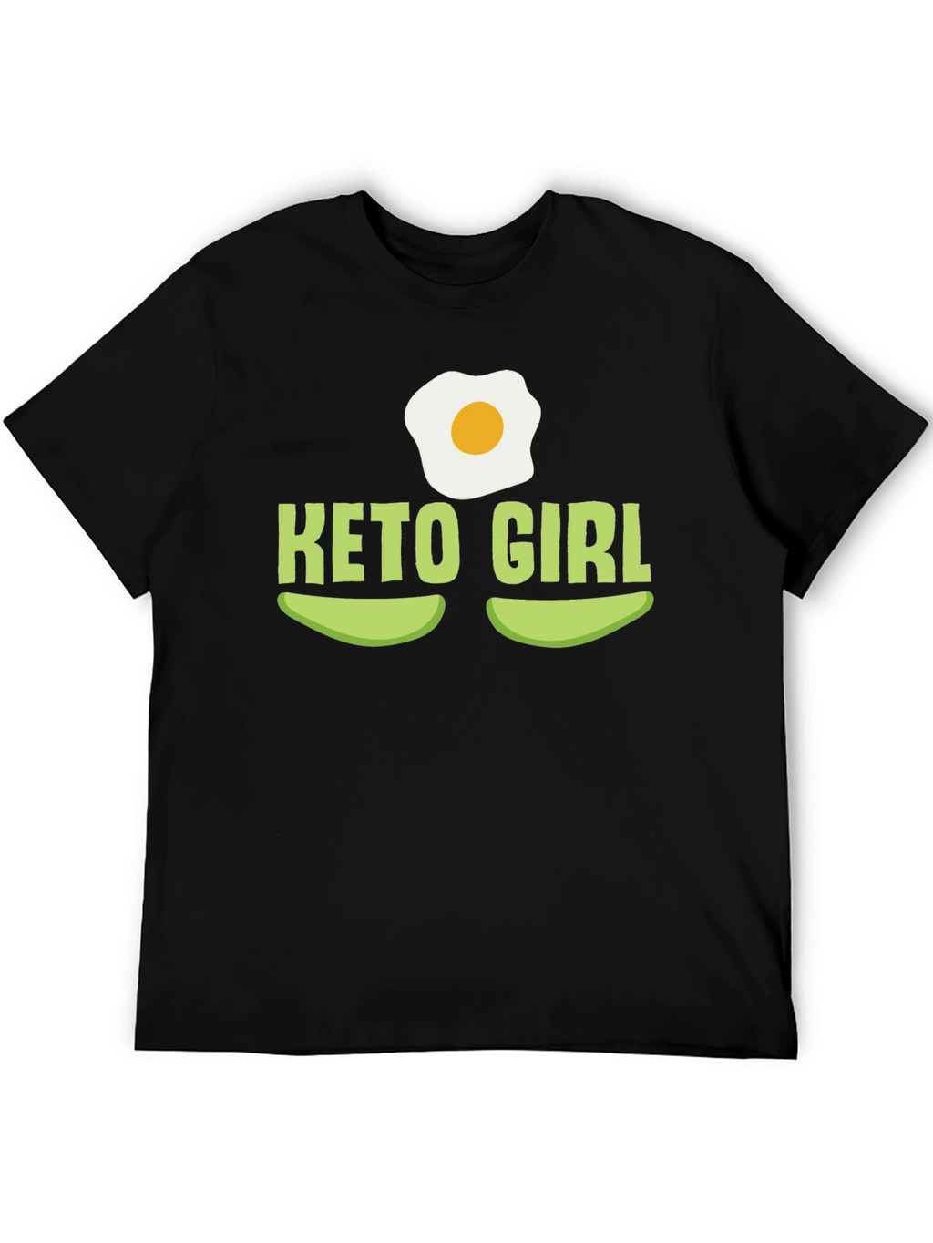 Keto Girl T-Shirt - Avocado & Egg Design