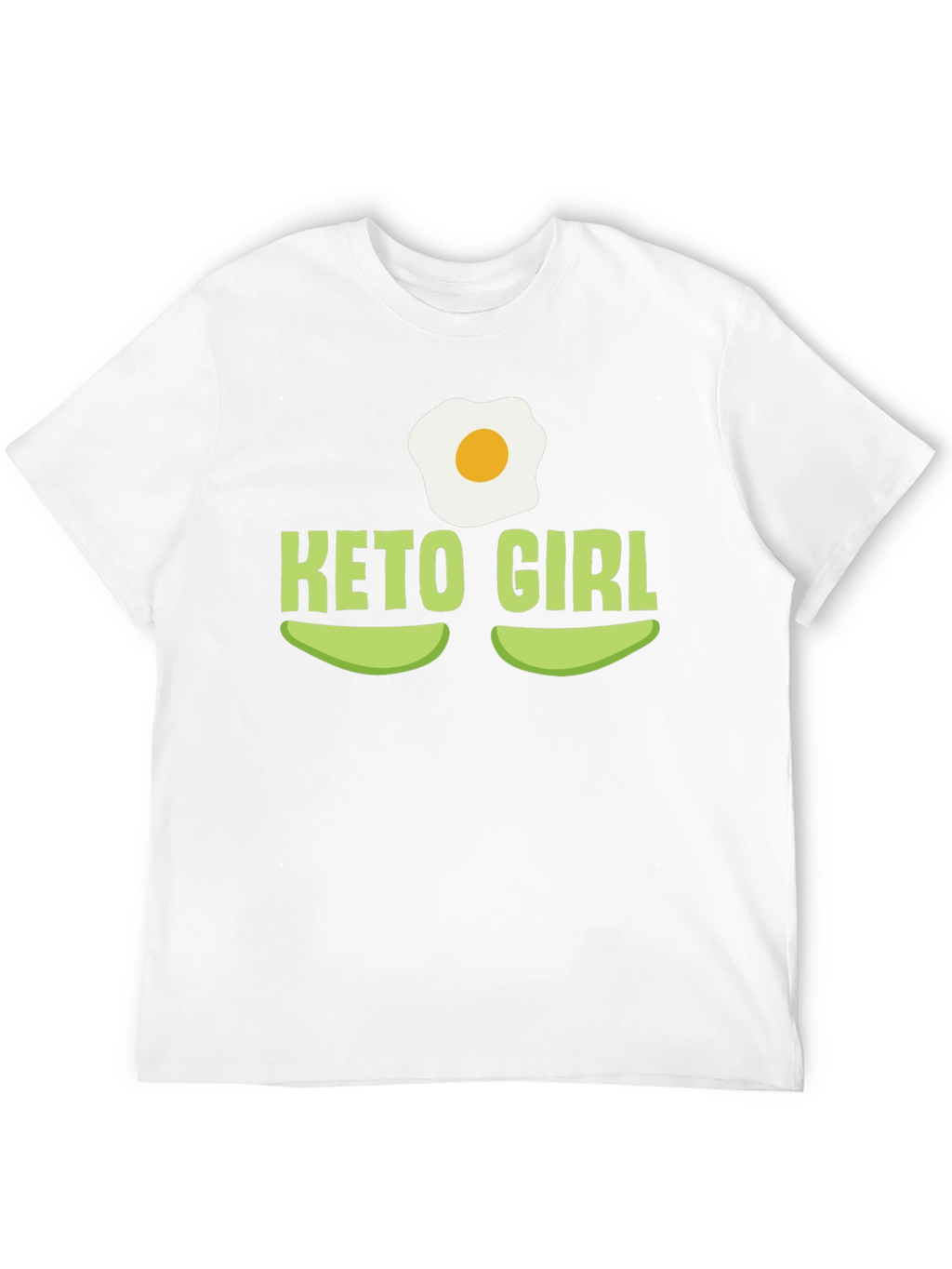 Keto Girl T-Shirt - Avocado & Egg Design