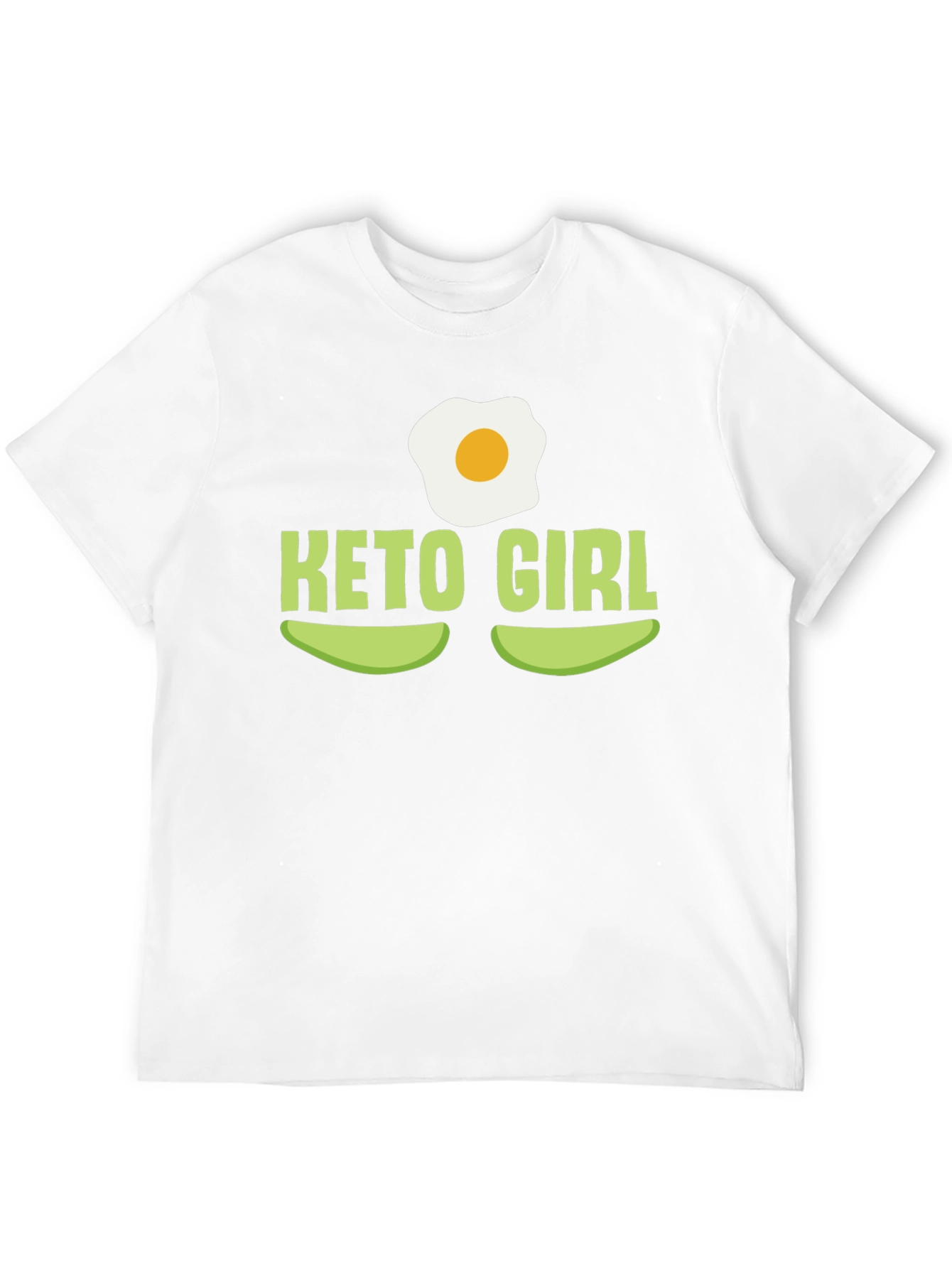 Keto Girl T-Shirt - Avocado & Egg Design